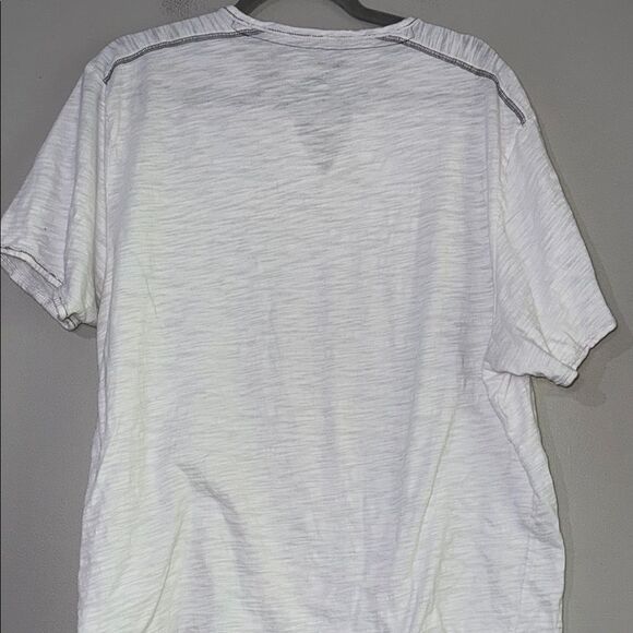 INC International Concepts White V-Neck Short Sleeve Tee - Picture 10 of 10